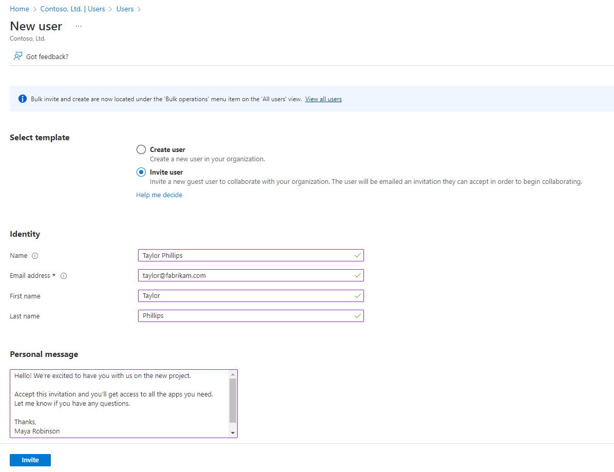 User Form