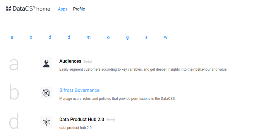 Hierarchical Structure of a Data Source within DataOS