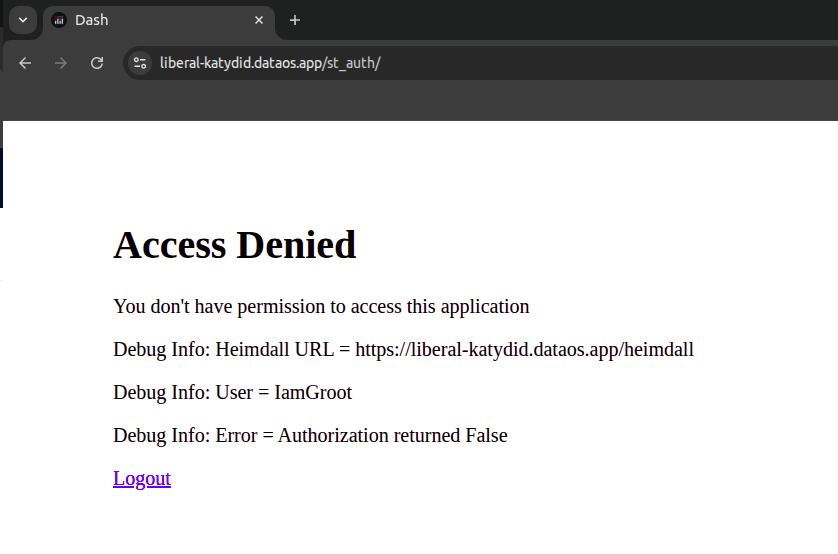 Access Denied