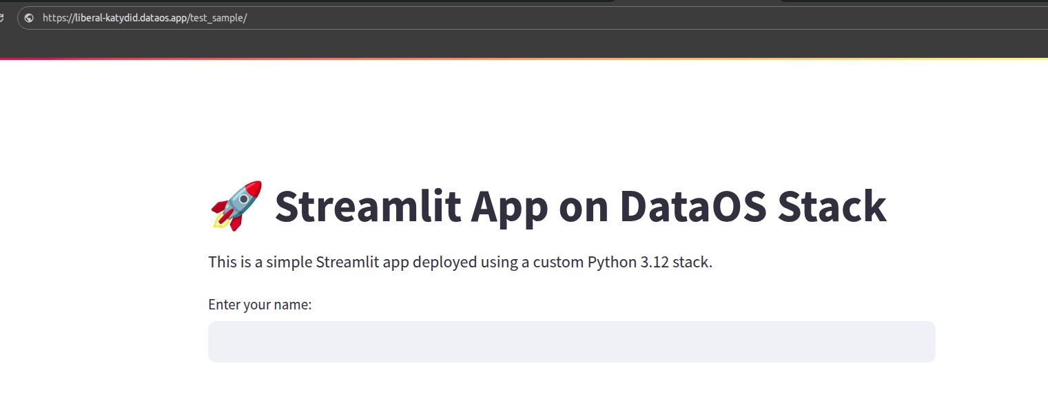 Streamlit App